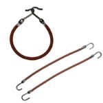 Gumka do włosów haczyki brąz 12szt.