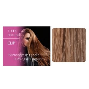 Włosy Clip naturalny brąz