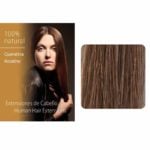 Włosy Keratin mahoniowy brąz