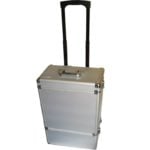 Kufer fryzjerski modułowy, aluminiowy, na kółkach