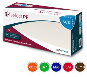 Rękawiczki jednorazowe nitrylowe