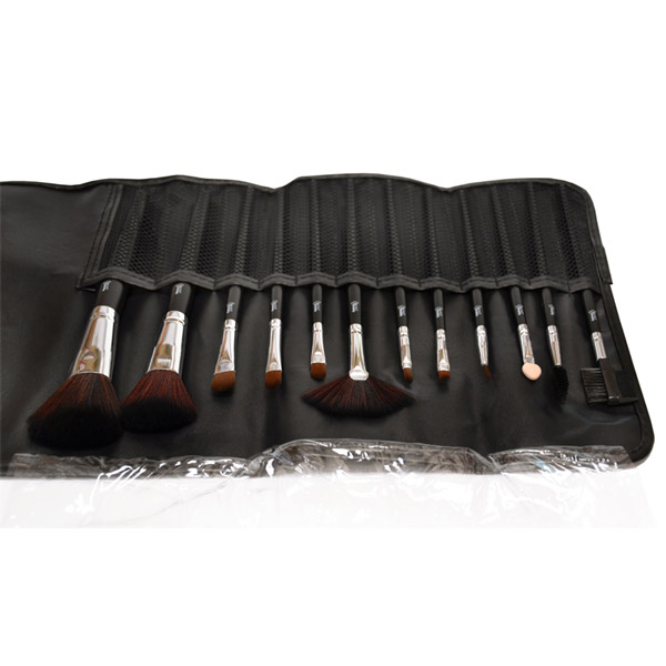 MINTbeauty Zestaw pędzli do makijażu w etui 12szt.